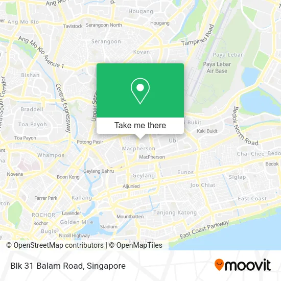 Blk 31 Balam Road map
