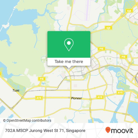 702A MSCP Jurong West St 71地图