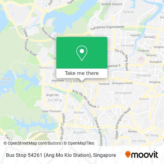 Bus Stop 54261 (Ang Mo Kio Station) map