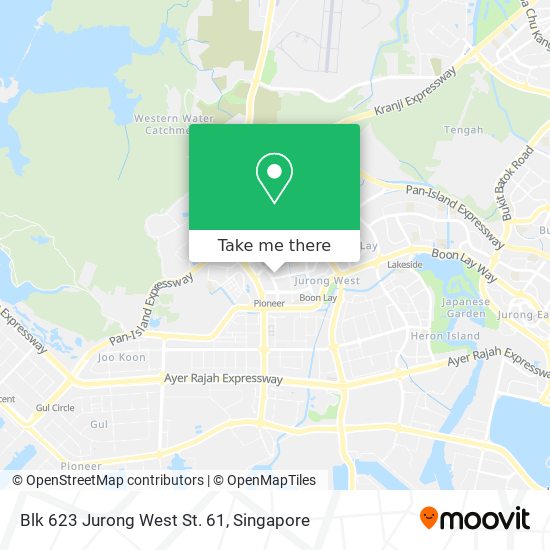 Blk 623 Jurong West St. 61 map