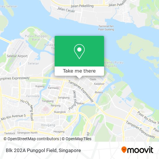 Blk 202A Punggol Field地图