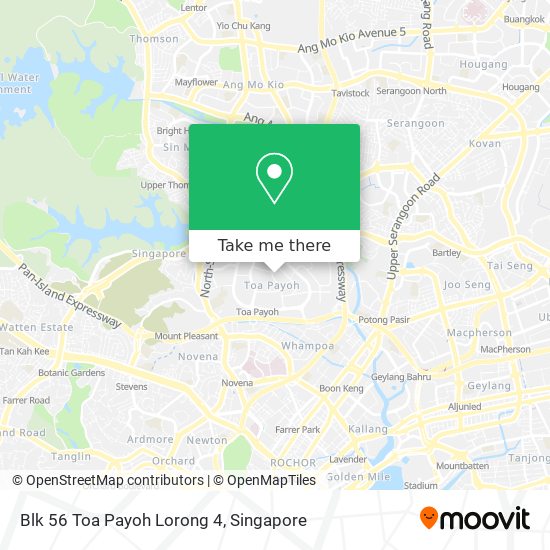 Blk 56 Toa Payoh Lorong 4 map