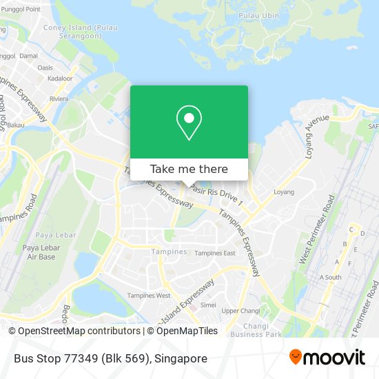 Bus Stop 77349 (Blk 569) map