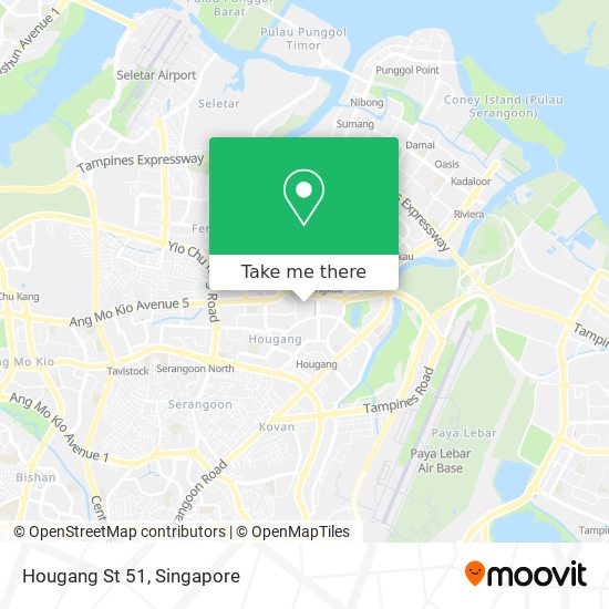 Hougang St 51地图