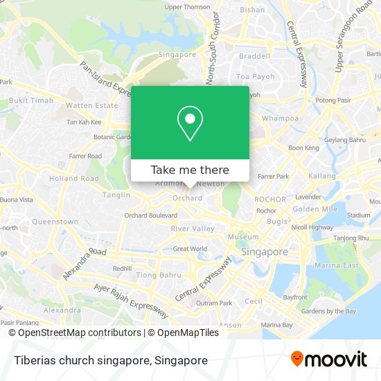 Tiberias church singapore地图