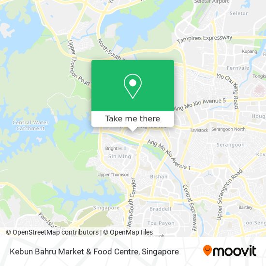 Kebun Bahru Market & Food Centre map