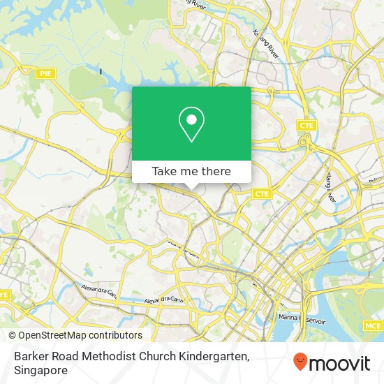 Barker Road Methodist Church Kindergarten map