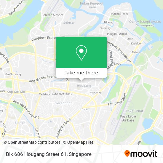 Blk 686 Hougang Street 61 map