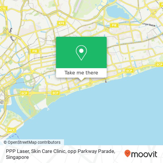PPP Laser, Skin Care Clinic, opp Parkway Parade map