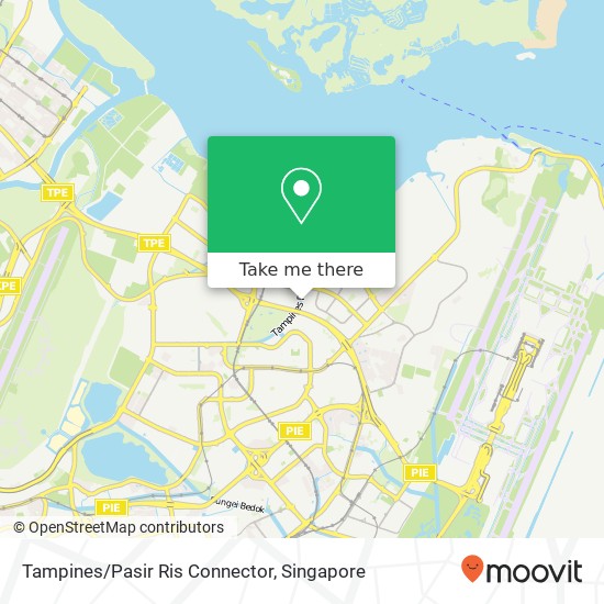 Tampines/Pasir Ris Connector map