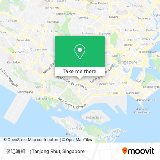 泉记海鲜 （Tanjong Rhu)地图