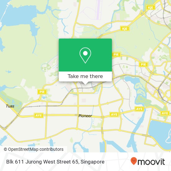 Blk 611 Jurong West Street 65 map