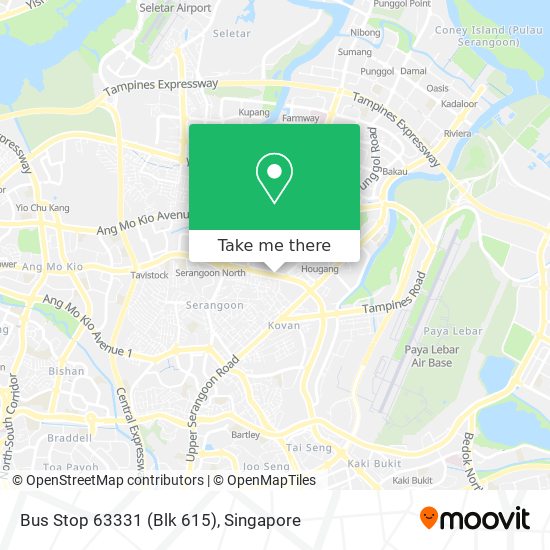 Bus Stop 63331 (Blk 615) map