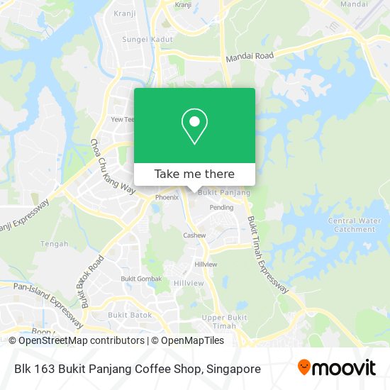 Blk 163 Bukit Panjang Coffee Shop map