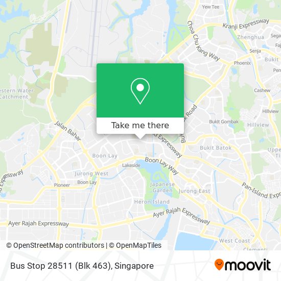 Bus Stop 28511 (Blk 463) map