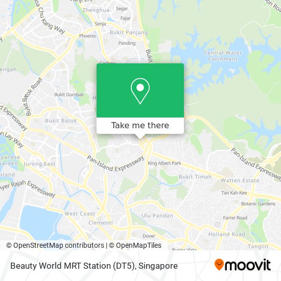 Beauty World MRT Station (DT5) map