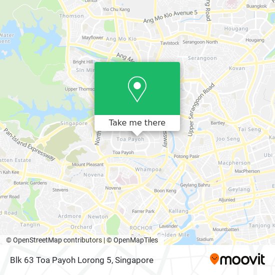 Blk 63 Toa Payoh Lorong 5 map