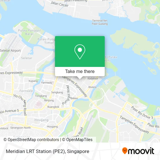 Meridian LRT Station (PE2) map