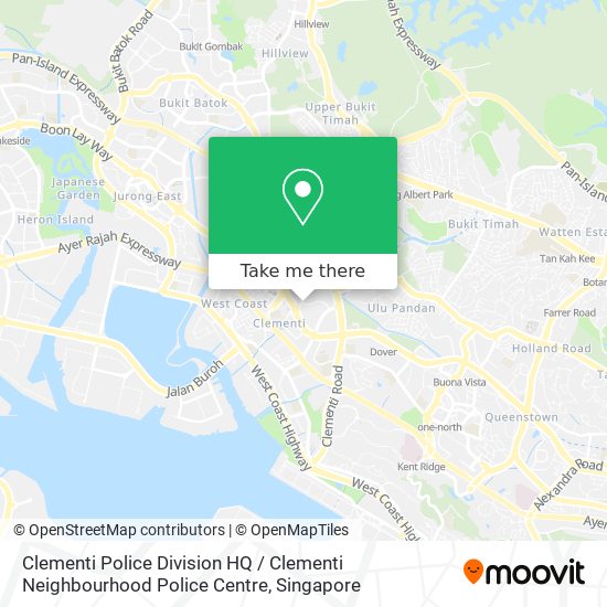 Clementi Police Division HQ / Clementi Neighbourhood Police Centre map