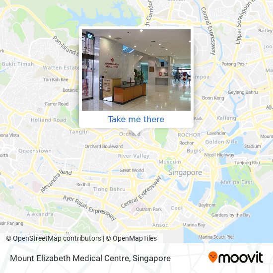 Mount Elizabeth Medical Centre map