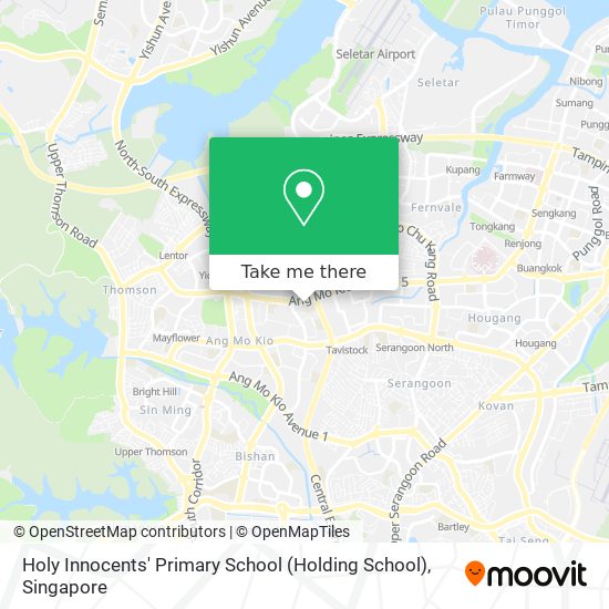 Holy Innocents' Primary School (Holding School) map