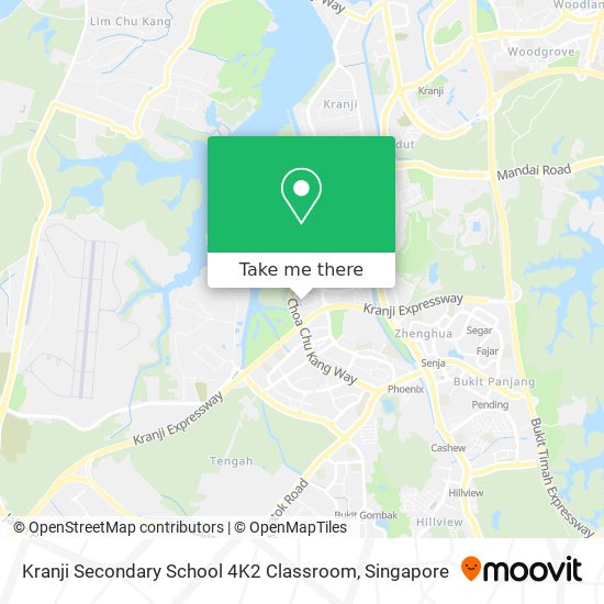 Kranji Secondary School 4K2 Classroom地图