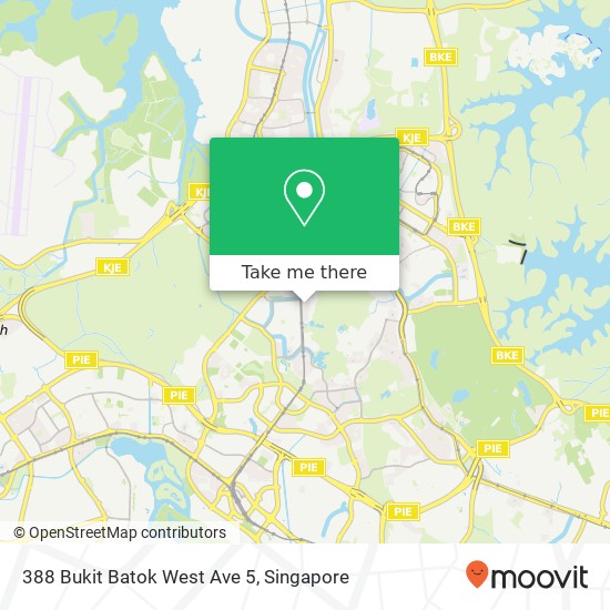 388 Bukit Batok West Ave 5 map