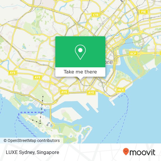 LUXE Sydney地图