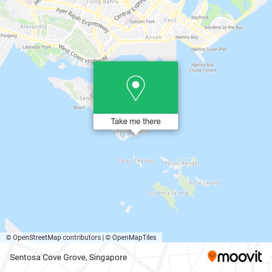Sentosa Cove Grove map