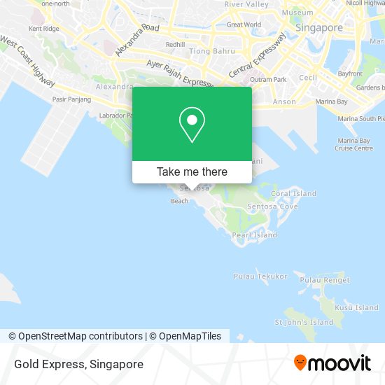 Gold Express map