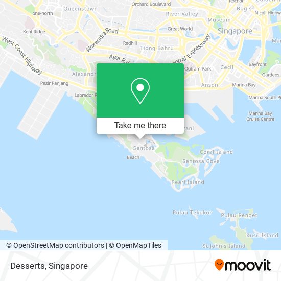 Desserts map