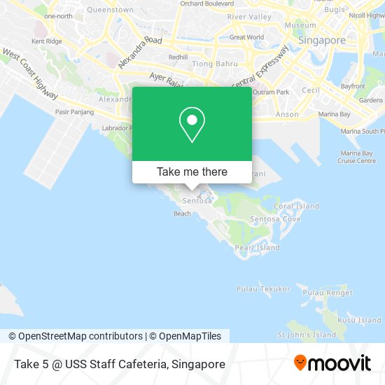 Take 5 @ USS Staff Cafeteria map