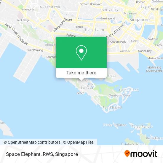 Space Elephant, RWS map
