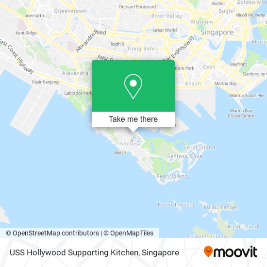USS Hollywood Supporting Kitchen地图