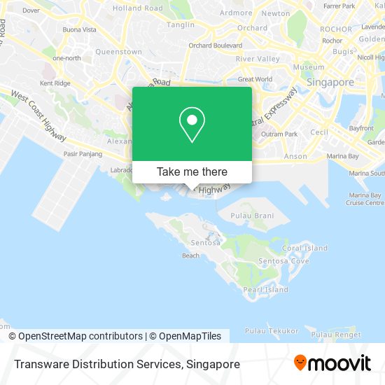 Transware Distribution Services map