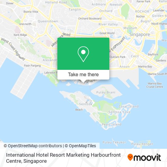 International Hotel Resort Marketing Harbourfront Centre地图