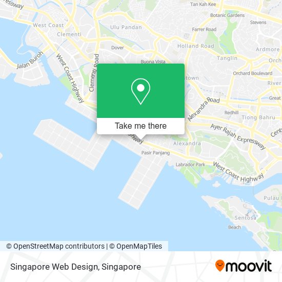 Singapore Web Design地图