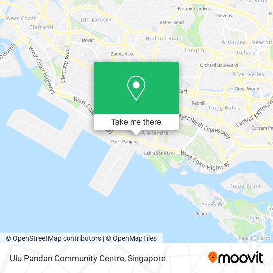 Ulu Pandan Community Centre map