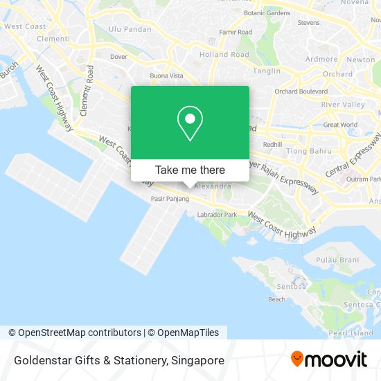 Goldenstar Gifts & Stationery map