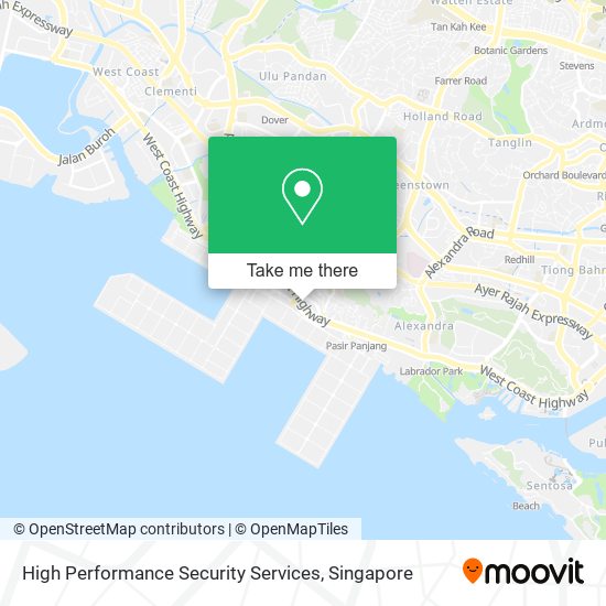 High Performance Security Services map