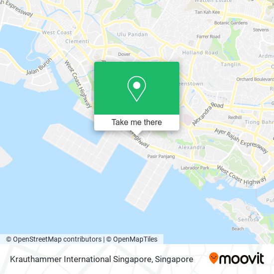 Krauthammer International Singapore map
