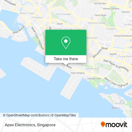 Apex Electronics map