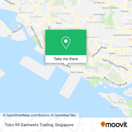 Toko 99 Garments Trading map