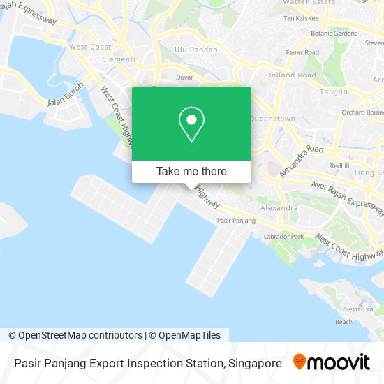 Pasir Panjang Export Inspection Station map