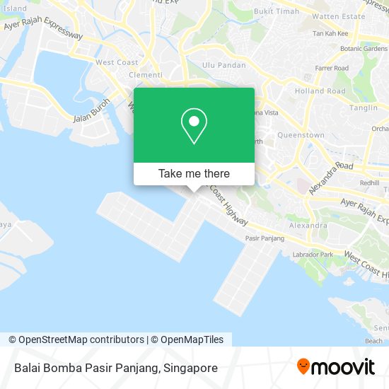 Balai Bomba Pasir Panjang map