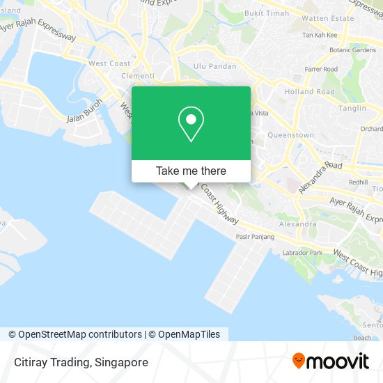 Citiray Trading map