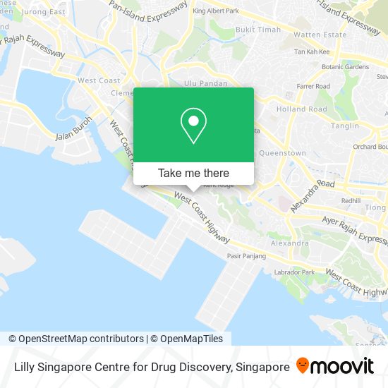 Lilly Singapore Centre for Drug Discovery map