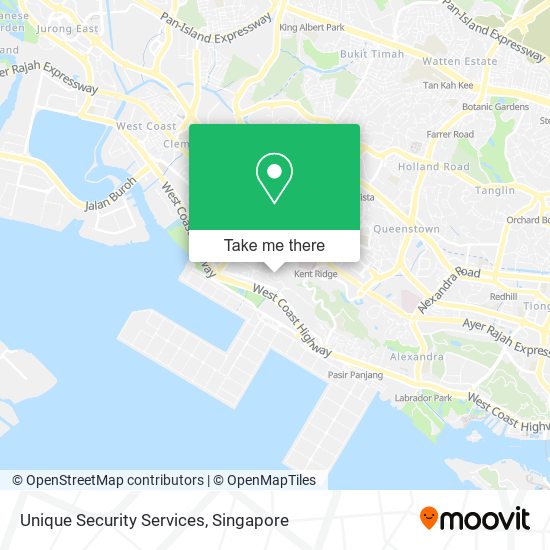 Unique Security Services map