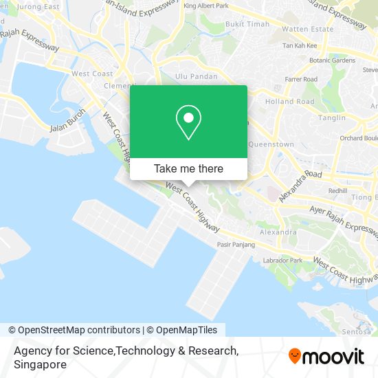 Agency for Science,Technology & Research map