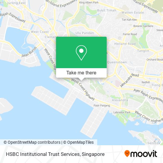 HSBC Institutional Trust Services map